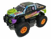 Camión de juguete monstruo con luz para niños con control remoto de alta velocidad con control remoto de rueda grande
