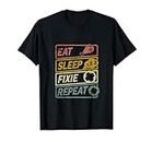 Single Speed Fixie Retro Bike T-Shirt