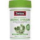 Swisse High Strength Organic Spirulina | A Natural Source of Vitamins & Minerals to Supports Normal Energy Production | 200 Tablets