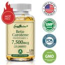 Beta- Carotene 25,000IU Capsules - Eye & Skin Care,Immune Support - Antioxidants