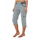 Capri Cargo Pants for Women High Waist Bermuda Shorts Casual Twill Cropped Pants Solid Loose Trousers with Pockets My Orders Placed My Account 2023 Summer