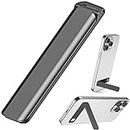 Kinizuxi Mobile Phone Kickstand,Vertical and Horizontal Aluminum Phone Stand for desk,Adjustable Angle Phone Kickstand Compatible with iPhone 14/13/12/11 Samsung Huawei All Smartphones- Black