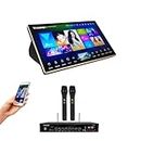 6TB HDD,98K Vietnamese+ English, 19'' Touch Screen Karaoke Player+Professional Karaoke Mixer+Free Wired Microphone,Multilingual MENU and Fast Search, Remote Controller