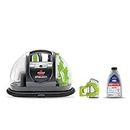 BISSELL - Portable Carpet Cleaner - Little Green Carpet & Upholstery Machine - 48oz Capacity with Stain Brush and self-Cleaning Hydro-Rinse Tool for Home and Automotive use | Black & Green