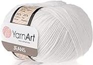 55% Cotton 45% Acrylic YarnArt Jeans Sport Yarn 1 Skein/Ball 50 gr 174 yds (62)