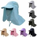 Hot  Hiking Fishing Hat Outdoor Sport Sun Protection Neck Face Flap Cap Wide