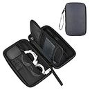 UNIGEAR Pro Hard Travel Tech Organizer Case Bag for Electronics Accessories Charger Cord Portable External Hard Drive USB Cables Power Bank SD Memory Cards Earphone Flash Drive (Dark Gray)