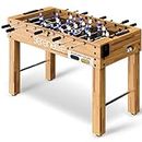 SereneLife 48in Competition Sized Foosball Table, Soccer for Home, Arcade Game Room, w/ 2 Balls, 2 Cup Holders 2x4ft for Man Cave or Basement - Standing or Tabletop