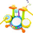 Kinder Trommelset - Spielzeug für 1 Jahr alte Jungen Schlagzeug Set Baby Musikinstrumente Geschenke