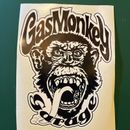 Gas monkey sticker, extra large decal. Gas monkey garage decal.