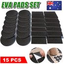 15 Pcs Chair EVA Leg Covers Floor Protectors Table Furniture Feet Cap Felt Pads