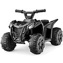 Best Choice Products 6V Kids Ride On Toy, 4-Wheeler Quad ATV Play Car w/ 1.8MPH Max Speed, Treaded Tires, Rubber Handles, Push-Button Accelerator - Black