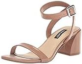 NINE WEST Women's Milday Heeled Sandal, Clay 101, 5.5 UK