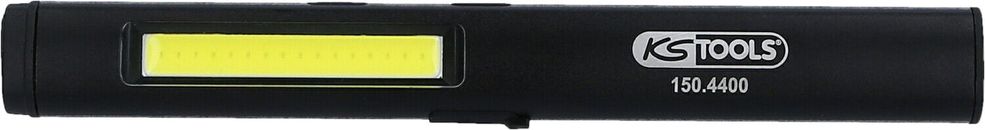 KS TOOLS Akku COB LED USB Inspektionslampe Handlampe 350L Laserpointer UV Licht