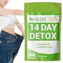 Tè dimagrante di 14 giorni,Detox Cleanse Weight Loss Tea Slim Tea Detox Drink per ridurre il grasso | Disintossicazione delicata e pulizia per la perdita di peso e il grasso della pancia Voihamy