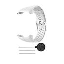 Armband Kompatibel mit Polar M400 /M430,Sport Silikon Ersatz Uhrenarmband Wechselarmband Ersatzarmband für Polar M400 / M430 Smartwatch für Männer Frauen (Weiß)