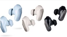 Bose QuietComfort Ultra Wireless Noise Cancelling Earphones - Black White Blue