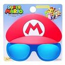 Sun-Staches Super Mario Child Sunglasses, UV 400, Nintendo Costume Accessory Mask, One Size Fits Most Kids