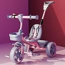 Lifelong Trike Cycle for Kids Cycle 2-5 Years - Tricycles for Boy & Girl - Baby Cycle - Bicycle for Kids - Bike with 3 EVA Wheels, Bell & Basket -Durable Tricycle with Parental Control 30kg Capacity