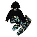 1-7T Kids Boys Dinosaur Clothes Set Tracksuit Toddler Baby Boy Hoodies Hooded Shirt Pants for Fall Casual Outdoor Sports