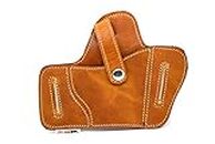 GunAlly IOF Pistol, Walther,CZ. or .32 Bore Similar Size Pistol OWB Leather Holster