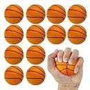 Urspasol 12-Pack Mini Basketball Stress Balls 2.5 Inch Small Squeeze Sport Balls Soft Foam Basketballs for Kids Party Decorations, Favors & Anxiety Relief Hand Exercise, School Rewards