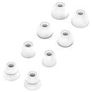 8pcs Earbuds Silicone Ear Buds Tips Compatible with Beats by dr dre Powerbeats Pro Wireless Earphones (White)