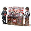 Step2 Big Builders Pro Kids Workbench – Includes 45 Toy Workbench Accessories, Interactive Features for Realistic Pretend Play – Indoor/Outdoor Kids Tool Bench – Dimensions 34" H x 38.5" W x 27.5" D