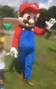Super Mario mascot costume used for sale