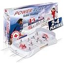 Top Shelf Powerplay 2 36" x 17" Table Games for Adults and Family - Board Game Table Hockey Games - Bubble Dome Rod Hockey Table - Arcade Table Toys Ice Hockey Gift - All Pieces Included, 2-4 Players