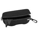 NoCry Storage Case for Safety Glasses — with Felt Lining, Reinforced Zipper and Handy Belt Clip