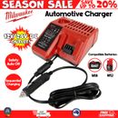 Milwaukee Car Battery Charger Portable M12 M18 Battery 12V Automotive Charger