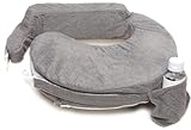 My Brest Friend Deluxe Nursing Pillow for Comfortable Posture, Evening Grey