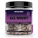 C+L ALL NIGHT : First Ever Overnight Keto Friendly Sleep Aid | MCT+ Vitamins & Immunity Complex | helps 24 HR keto support | All Natural & GF | 60 Caps