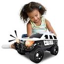 Sunny Days Entertainment Large Police Car – Lights and Sounds Vehicle with Motorized Drive and Soft Grip Tires | Rescue SUV Patrol Toy for Kids – Maxx Action