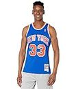 Mitchell & Ness - Maglia NBA New York Knicks Patrick Ewing 1991 Road Swingman, Carson 2 Kids, Medium
