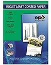 PPD 200 x A4 120gsm Matt Coated Inkjet Photo Quality Paper - Special Bulk Buy Deal PPD-54-100-BOGOF