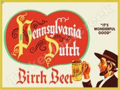 Pennsylvania Dutch Birch Beer 9" x 12" Metal Sign