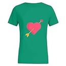 SHOBDW 50% Percent Off Deals Camisetas Color Carne Top Mujer Fiesta Moda Camiseta Rayas Mujer Cuello En V Top Mujer Camiseta Rayas Rojas Y Blancas Clearance Shoes Verde XXL Best Cyber Monday Deals