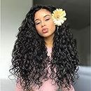 Dai Weier Frontal Brazilian Hair Lace Closure 4x13 Free Part Pre Plucked With Water Wave Bundles Virgin Human Hair Weave Natural Color Black Sale Friday 12 14 16 +10 Frontal