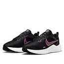 Nike Mens Downshifter 12 Black/Vivid Purple-Gold Suede-White Running Shoe - 11 UK (12 US) (DD9293-007)