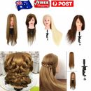 Head Hair Styling 100% Human Hair Hairdressing Makeup Training Mannequin Doll