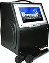 Mr Entertainer Digibox. Portable Touch Screen Karaoke Machine and Media Player (2 x Wireless Microphones)