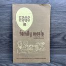 Libro de cocina de colección 1973 huevos en comidas familiares jardín en casa boletín #103 guía de recetas