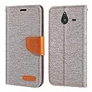 Nokia Microsoft Lumia 640 XL Case, Oxford Leather Wallet Case with Soft TPU Back Cover Magnet Flip Case for Nokia Microsoft Lumia 640 XL