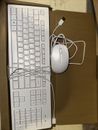 HP 125 White Wired Keyboard With Wired Mouse.