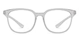 LENSKART BLU | Zero Power Blue Cut & Antiglare Computer Eyeglasses | Wayfarer For Men & Women | Large | LB E13740