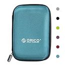 ORICO Étui de Protection Disque Dur Externe Étanche 2.5'' pour Organiser Les HDD SSD 2.5 Pouces et Les Accessoires Informatiques,Bleu (PHD-25)