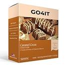 GO4IT Health Meal Replacement Bar, HIGH Protein Nutrition Bar, HIGH Fiber, LOW Calories, KETO friendly, On-the-go, Weight Loss Food Bar, 7/Box - (Caramel Cocoa)