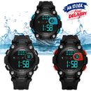For Kids Alarm Watch Sports Digital LED Electronic Boys Gift Outdoor